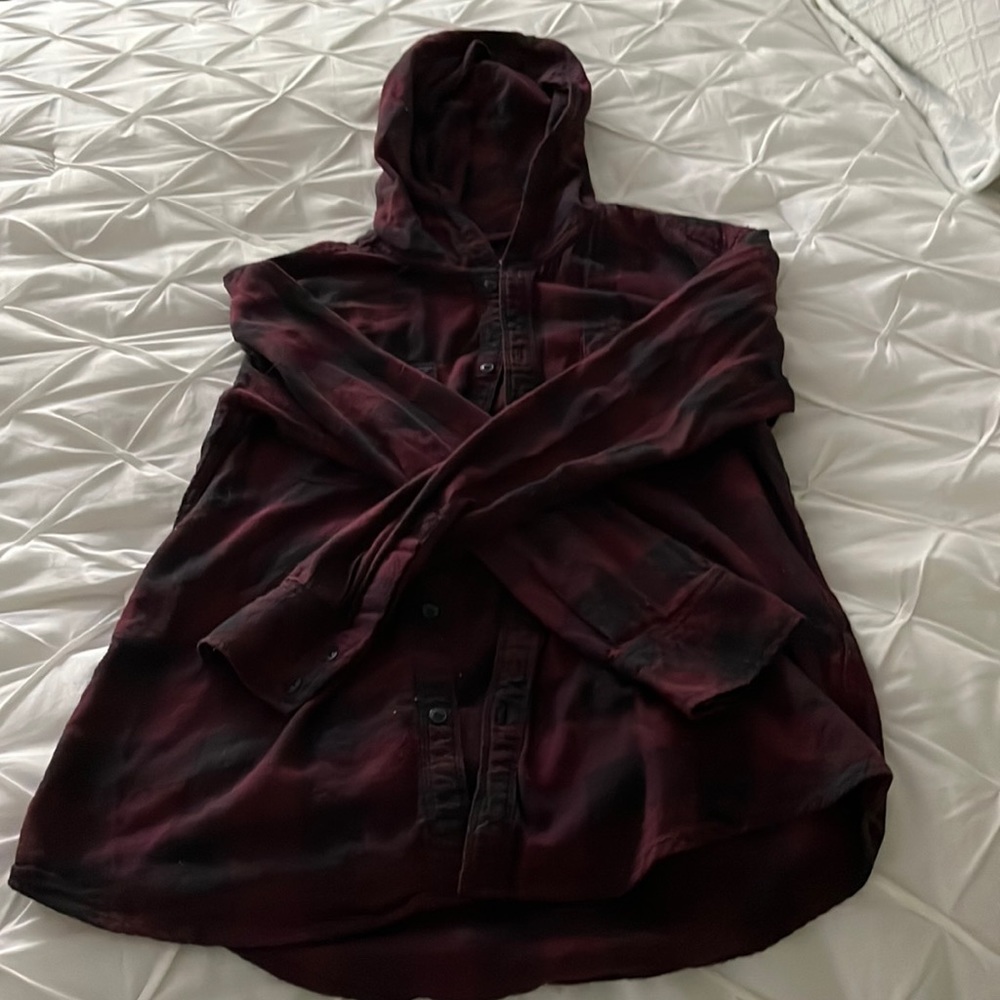 TNA HOODED FLANNEL (Medium)